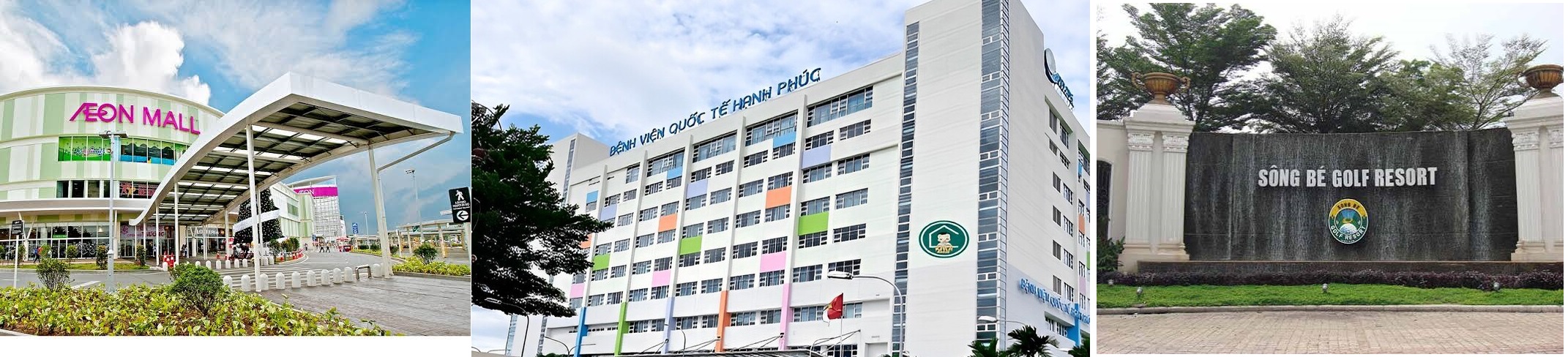 Các hạng mục tiện ích hiện hữu xung quanh dự án