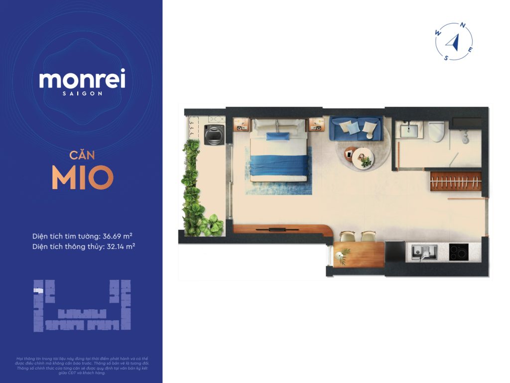 Quy hoạch tổng thể không gian kiến trúc Monrei Saigon 7 Can MIO Osen