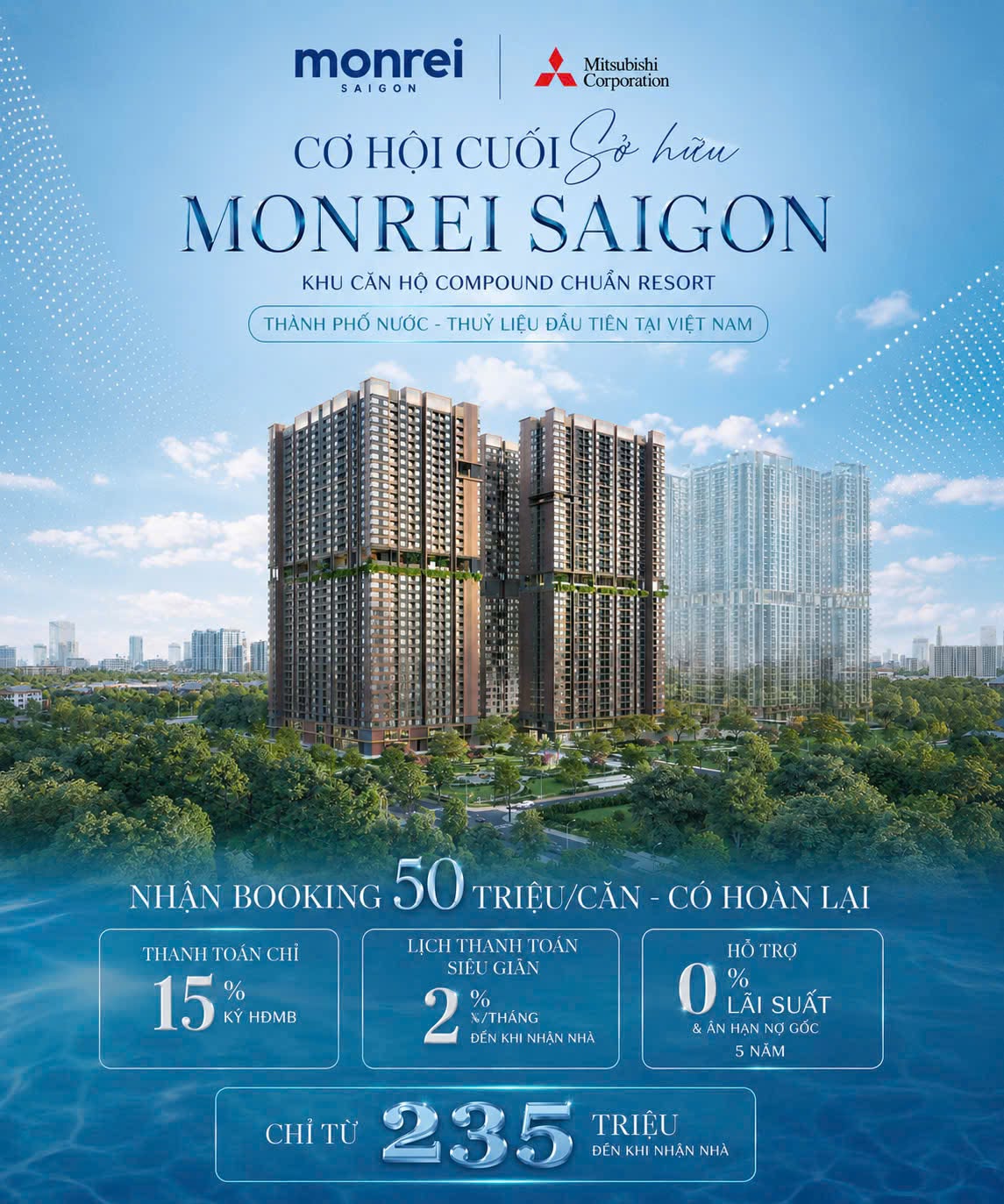Chính sách bán hàng mới nhất dự án Monrei Sài Gòn