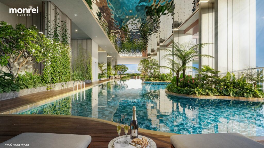 URBAN HYDROTHERAPY & WELLNESS MONREI SAIGON 3 Long Pool tại tầng 20