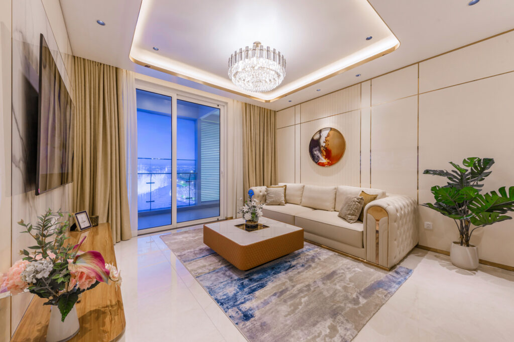 Phòng khách căn hộ mẫu