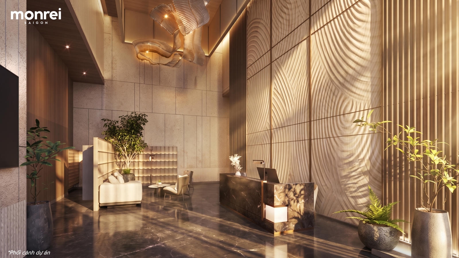 Sảnh thông tầng 9m
