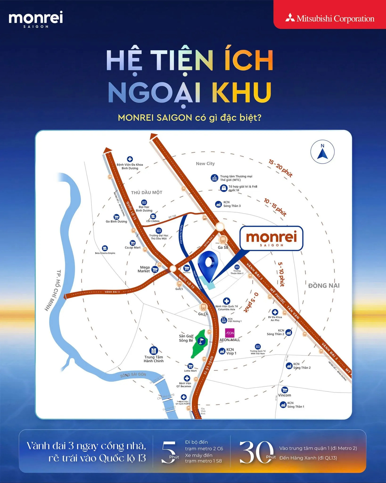 tien ich ngoai khu du an monrei saigon Monrei Saigon