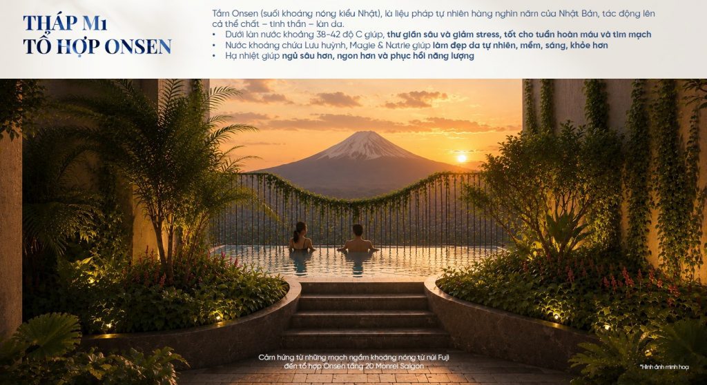 ONSEN & HỆ THỐNG THỦY LIỆU MONREI SAIGON 3 Tổ hợp Onsen