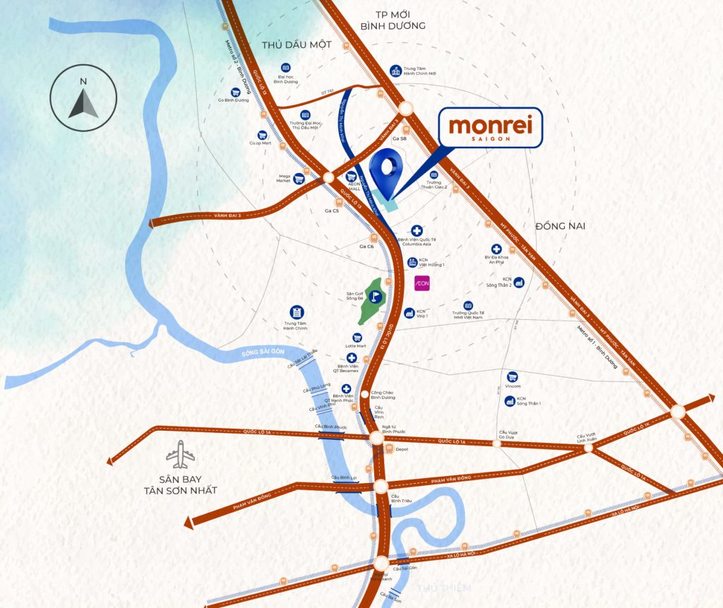 Vị trí dự án Monrei Saigon